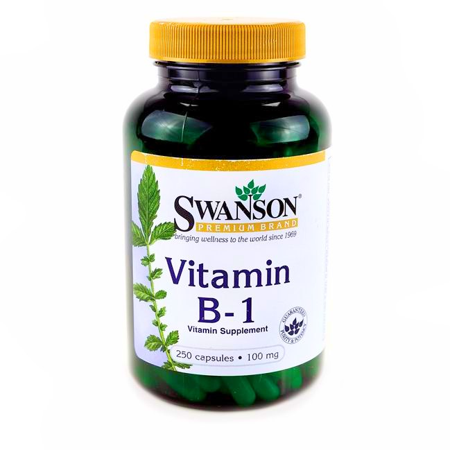 WITAMINA B1 B-1 TIAMINA 100mg 250kap SWANSON